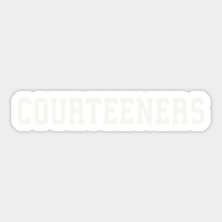 Courteeners Merch Courteeners Logo Sticker